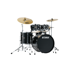 Tama NEW Tama Imperialstar 5 Piece Complete Drum Set - Hairline Black