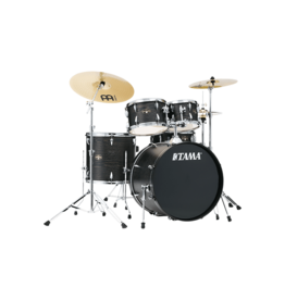 Tama NEW Tama Imperialstar 5 Piece Complete Drum Set - Black Oak Wrap