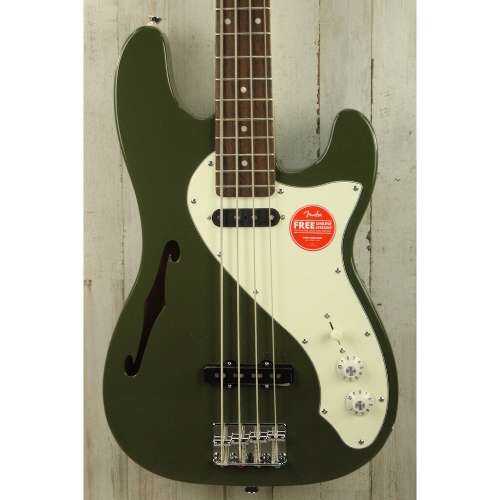 Squier DEMO Squier Paranormal Precision Bass Thinline SJ - Olive (249)