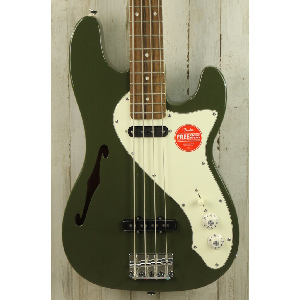 Squier DEMO Squier Paranormal Precision Bass Thinline SJ - Olive (230)