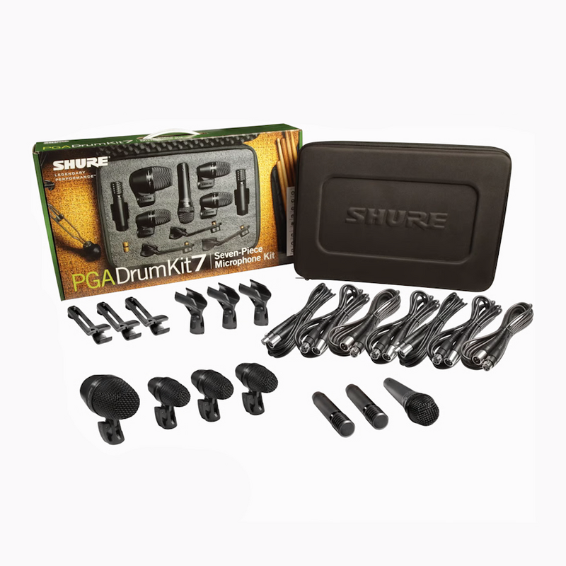 Shure NEW Shure PGADRUMKIT7 7 Piece Drum Microphone Kit