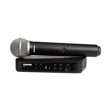 Shure NEW Shure BLX24/PG58 Wireless Handheld Microphone System - H10 Band