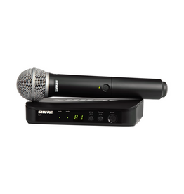 Shure NEW Shure BLX24/PG58 Wireless Handheld Microphone System - H10 Band