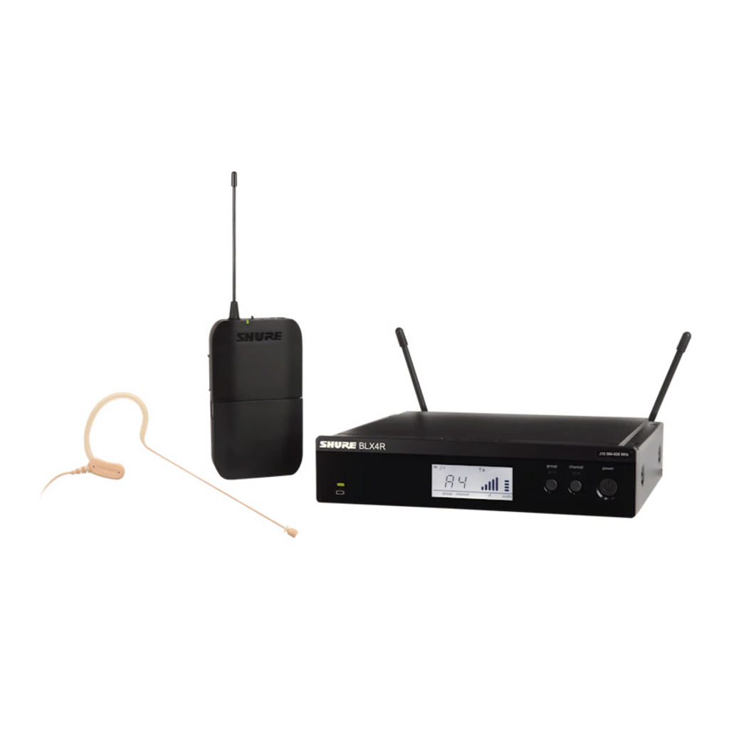 Shure NEW Shure BLX14R/MX53 Wireless Headworn Microphone System - H10 Band