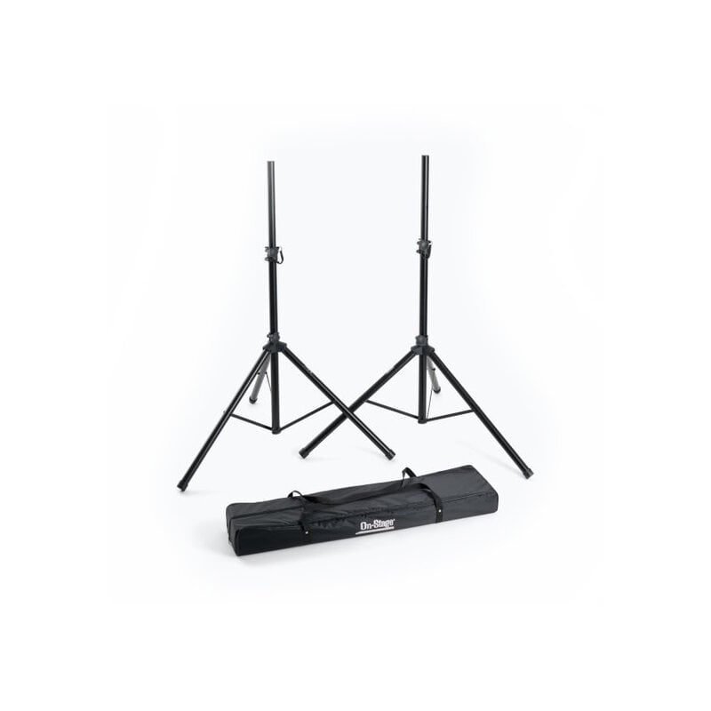 On Stage NEW On Stage All Aluminum Speaker Stand Pack with Bag