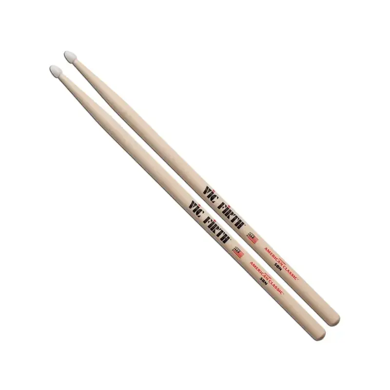 Vic Firth NEW Vic Firth American Classic Drumsticks - 5B - Nylon Tip