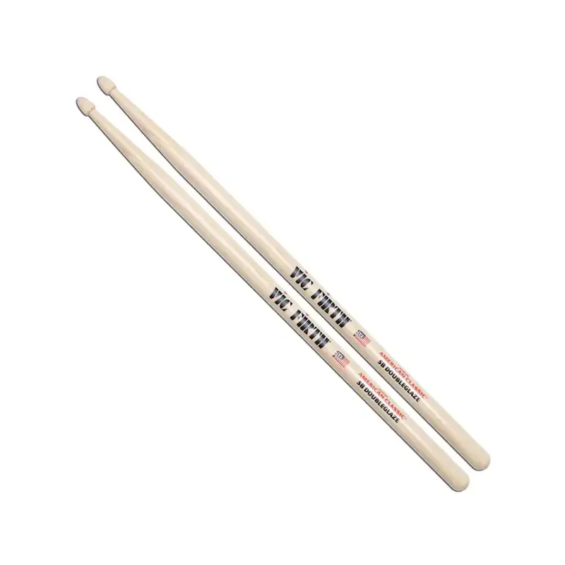 Vic Firth NEW Vic Firth American Classic Drumsticks - 5B - Wood Tip - Double Glaze