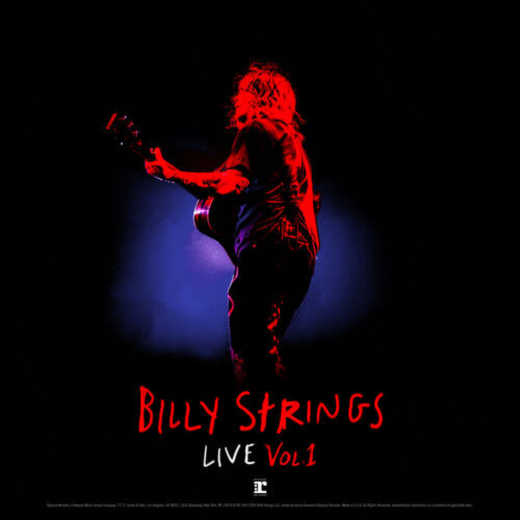 Vinyl NEW Billy Strings- Billy Strings Live Vol 1-2xLP Blue Vinyl
