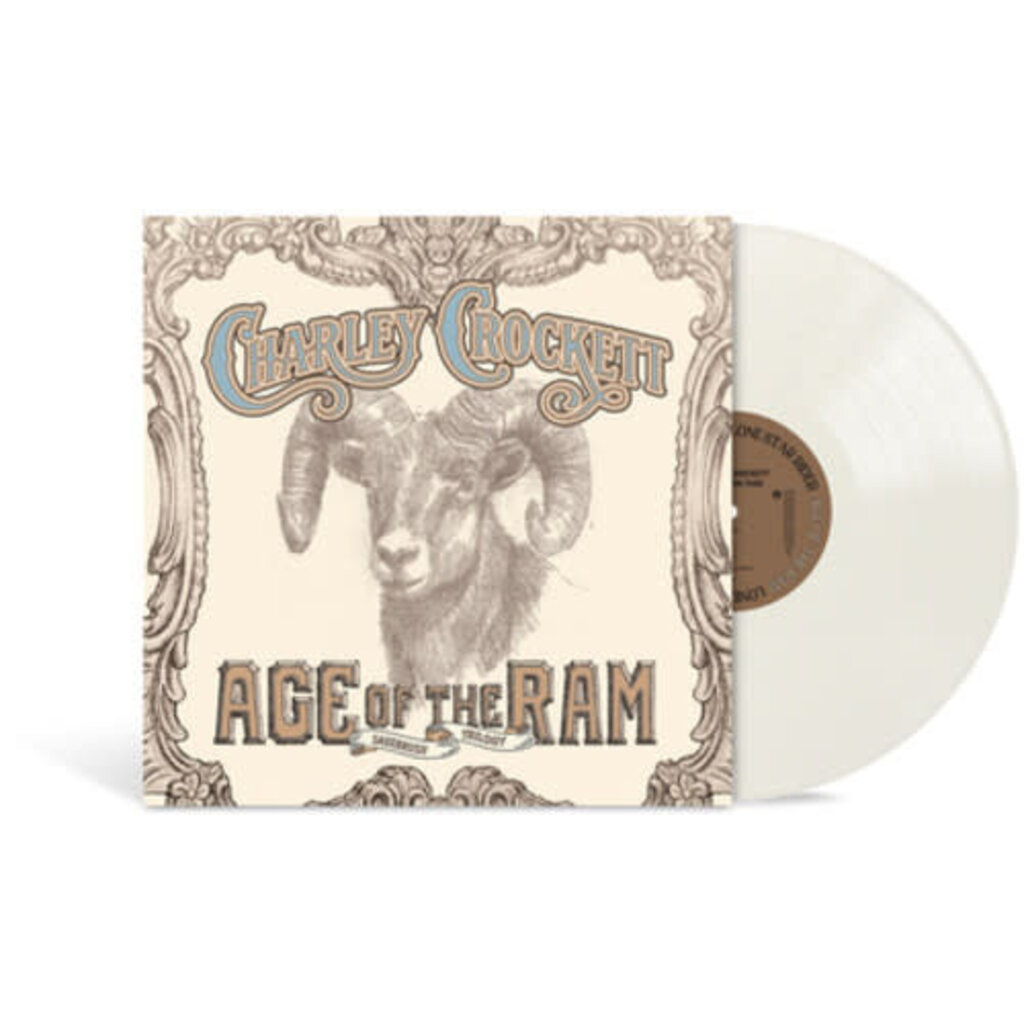 Vinyl NEW Charley Crockett- Age Of The Ram -LP White Vinyl