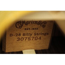 Martin NEW Martin D-28 Billy Strings - Natural w/ Antique Toner (704)