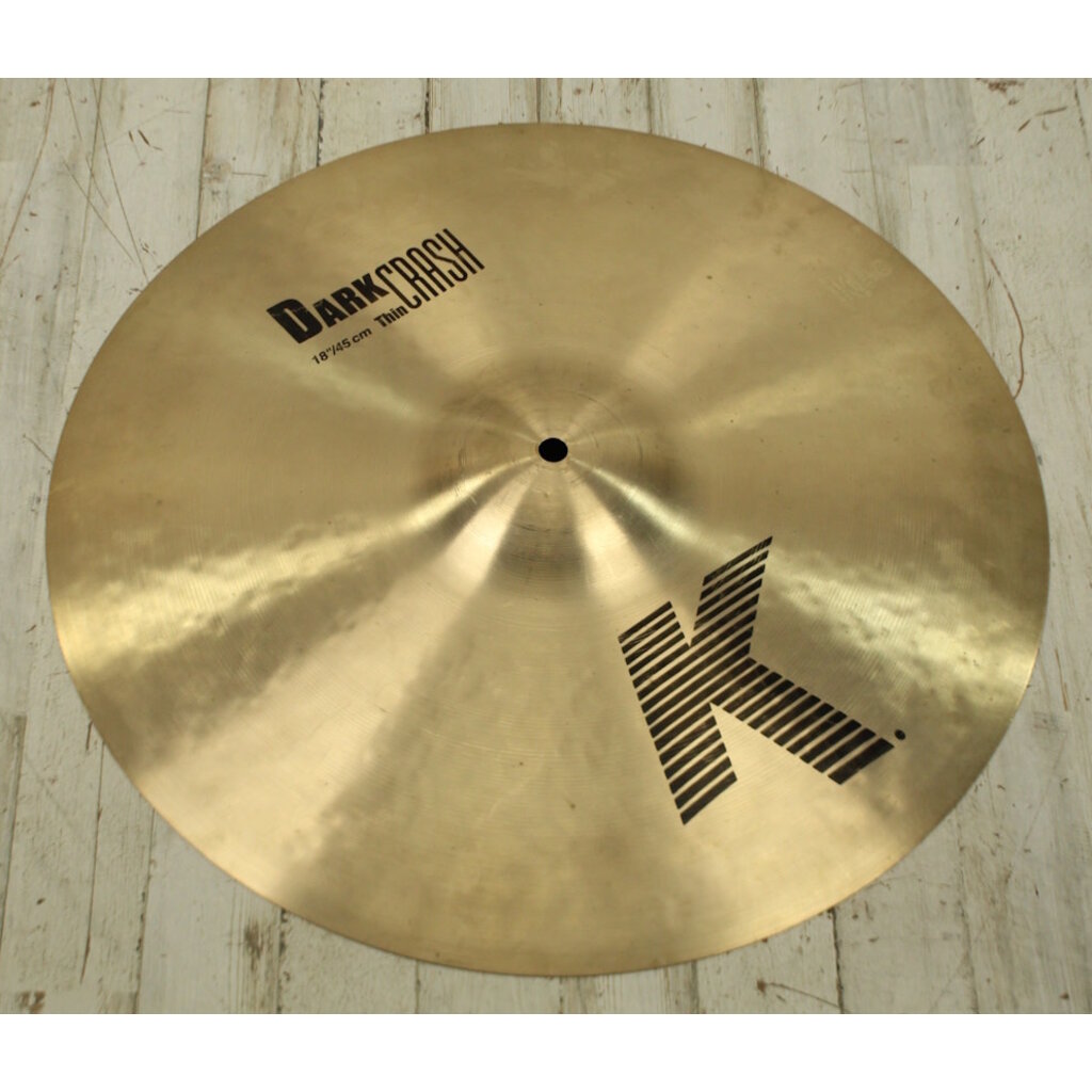 Zildjian USED Zildjian K Dark Thin Crash - 18" (100)