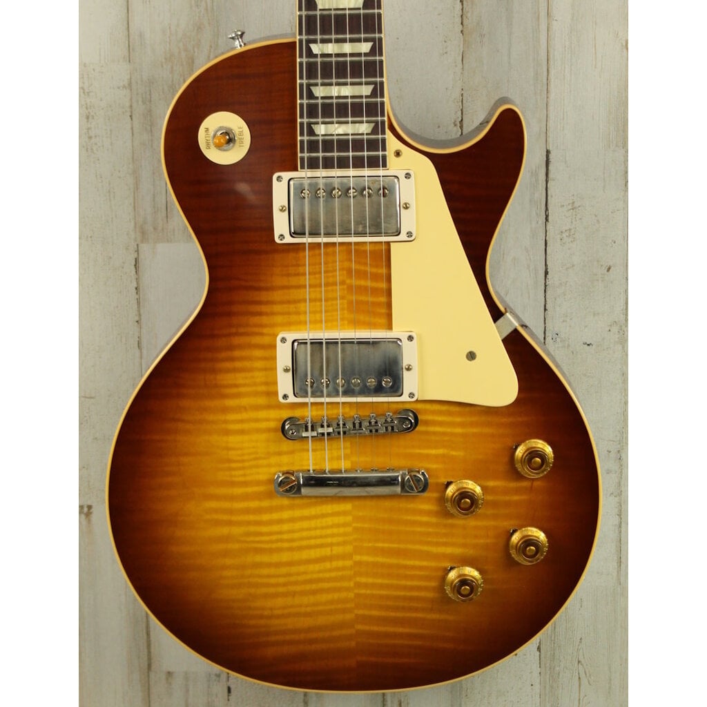 Gibson Custom DEMO Gibson Custom 1959 Les Paul Standard Reissue - Iced Tea Burst VOS (596)