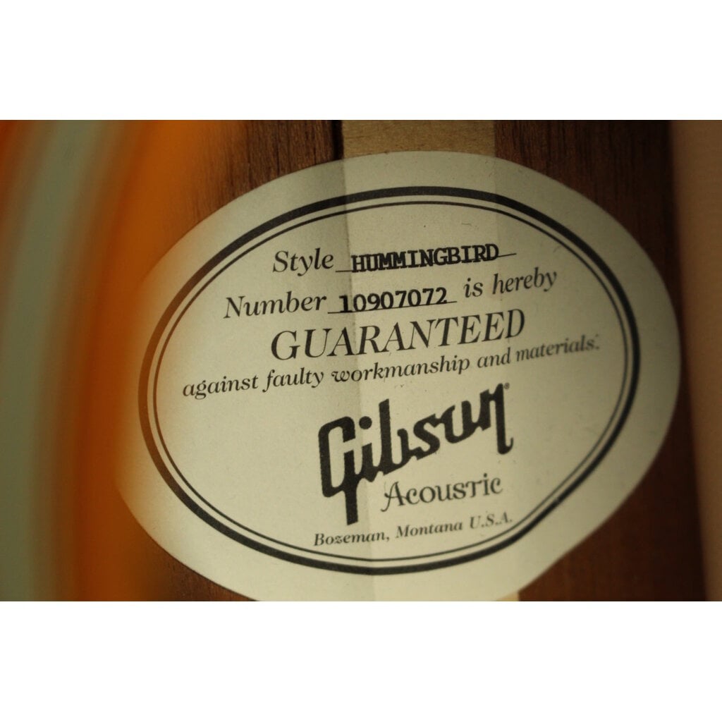 Gibson USED 2017 Gibson Hummingbird Standard (072)