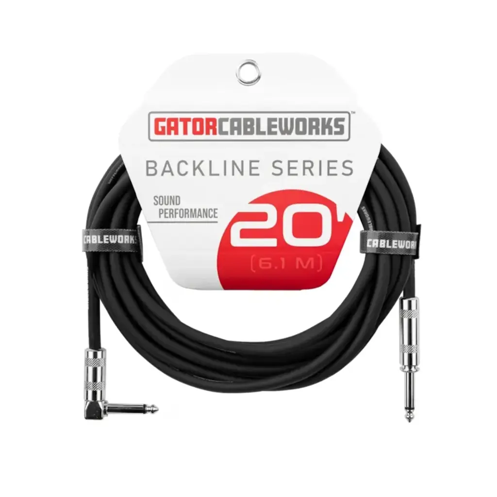 Gator NEW Gator Cableworks Backline Series Instrument Cable - 20'