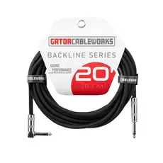 Gator NEW Gator Cableworks Backline Series Instrument Cable - 20'
