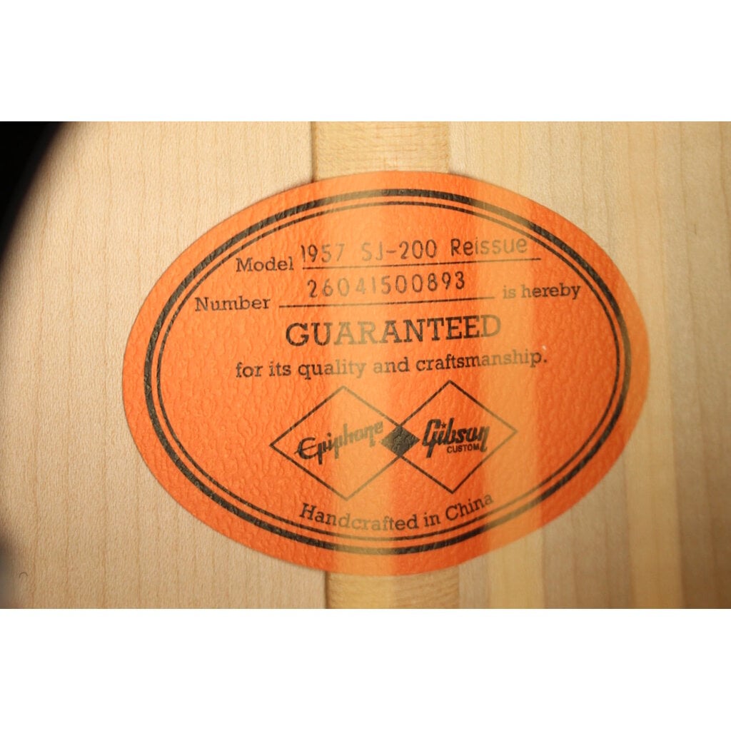 Epiphone DEMO Epiphone 1957 SJ-200 Reissue - Vintage Sunburst (893)