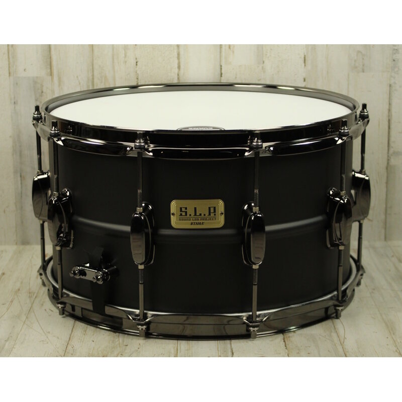 Tama DEMO Tama S.L.P. Big Black Steel Snare Drum - 8"x14" - Matte Black
