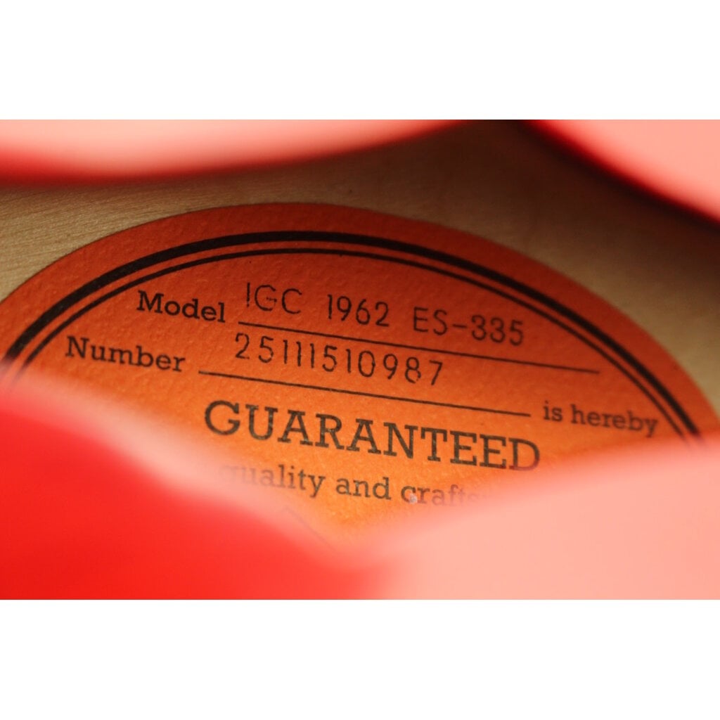 Epiphone USED Epiphone IGC 1962 Gibson ES-335 Reissue (987)