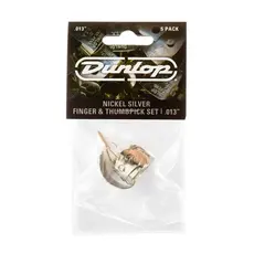 Dunlop NEW Dunlop Nickel Silver Finger & Thumbpicks - .013