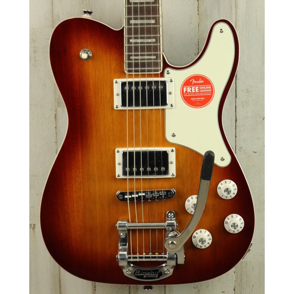 Squier DEMO Squier Paranormal Troublemaker Telecaster Deluxe Bigsby - Honey Sunburst (104)