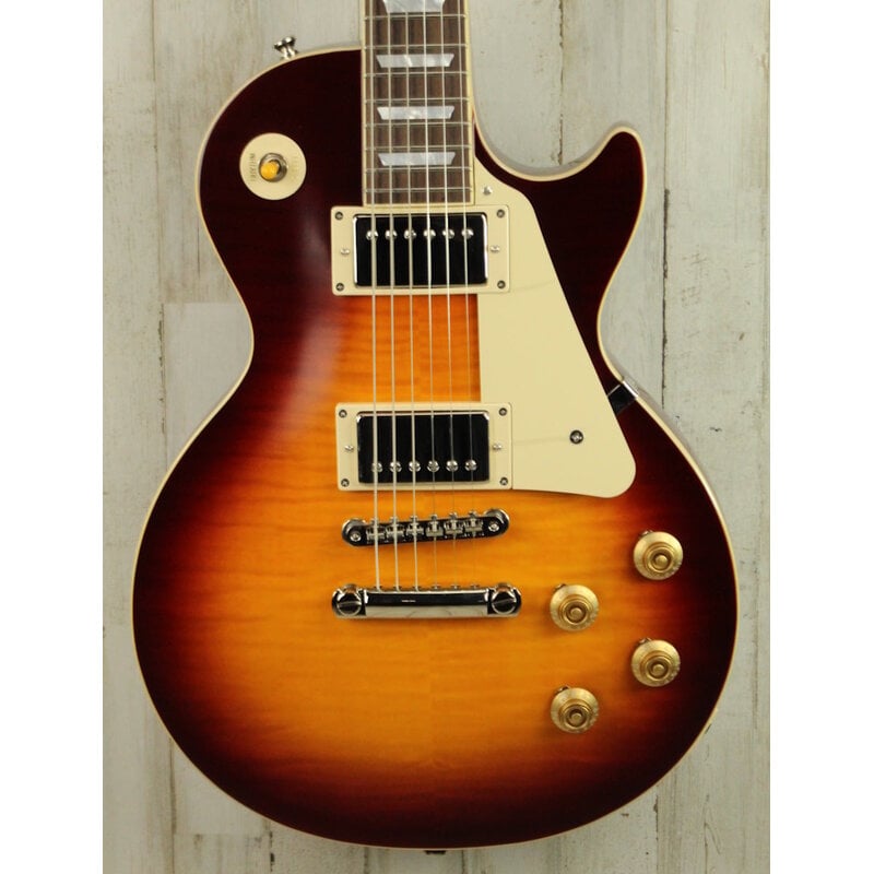 Epiphone DEMO Epiphone Inspired by Gibson Custom 1959 Les Paul Standard Reissue - Deep Cherry Sunburst (845)