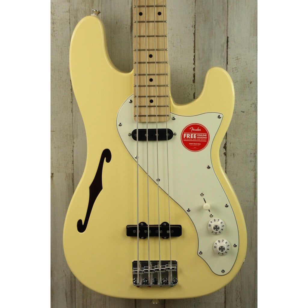 Squier DEMO Squier Paranormal Precision Bass Thinline SJ - Vintage White (751)