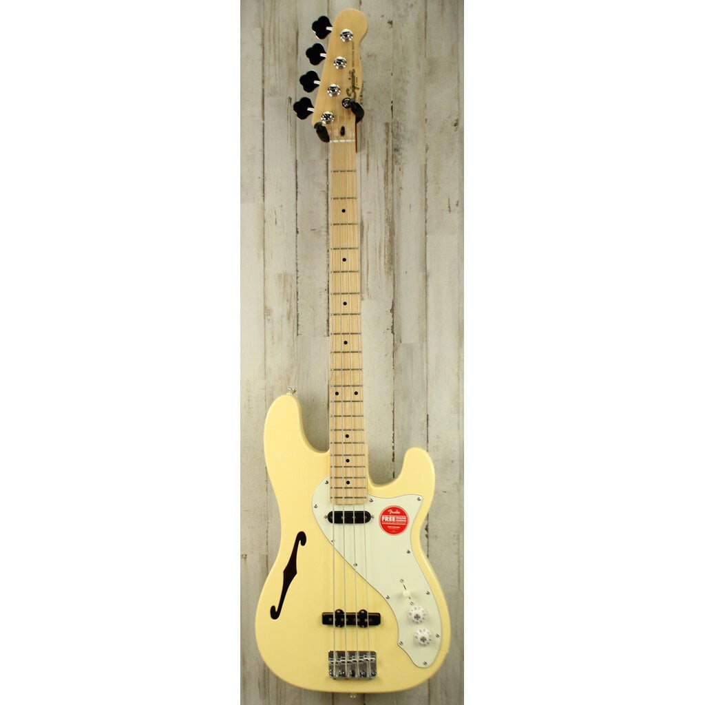 Squier DEMO Squier Paranormal Precision Bass Thinline SJ - Vintage White (751)