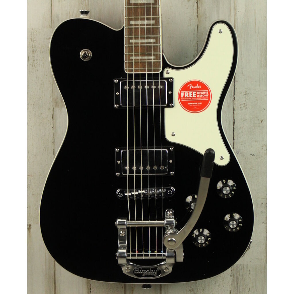 Squier DEMO Squier Paranormal Troublemaker Telecaster Deluxe Bigsby - Black (268)