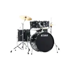 Tama NEW Tama Stagestar 5 Piece Complete Drum Set - Black Night Sparkle