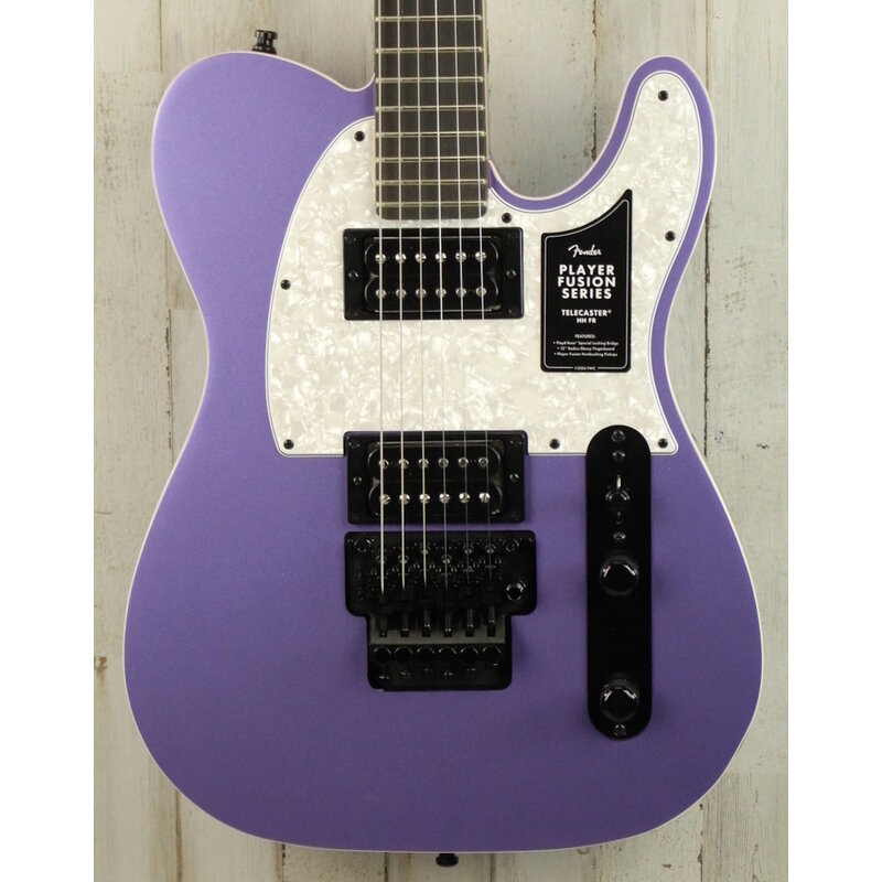 Fender DEMO Fender Limited Edition Player Fusion Telecaster HH Floyd Rose - Aura Metallic (526)