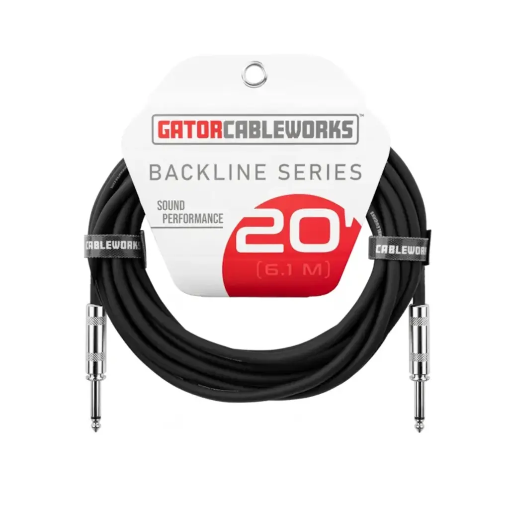 Gator NEW Gator Cableworks Backline Series Instrument Cable - 20'