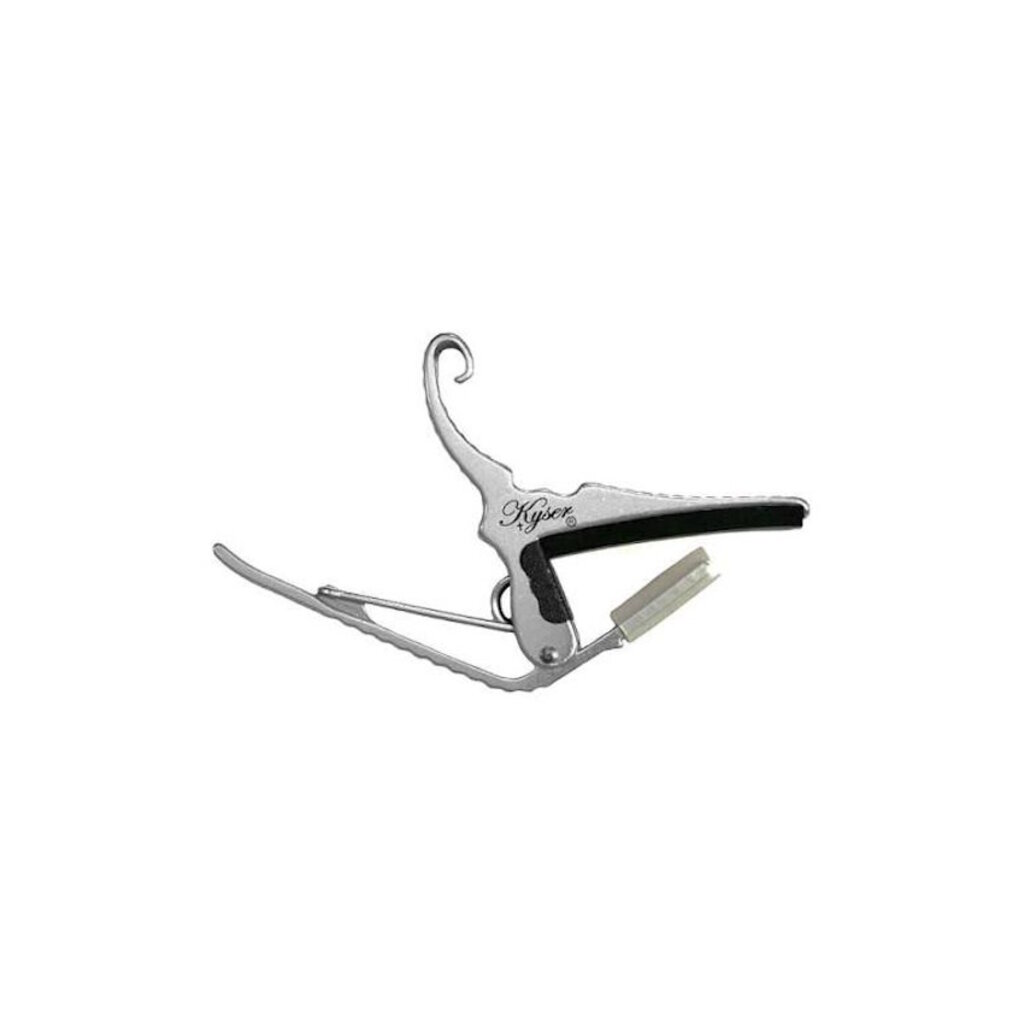 Kyser NEW Kyser KG6 Guitar Capo - Silver