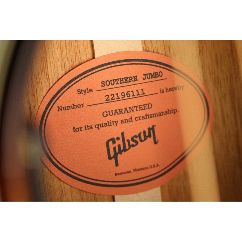 Gibson NEW Gibson Southern Jumbo Original - Vintage Sunburst (111)