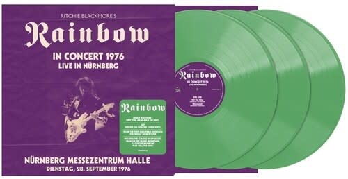 NEW Rainbow- Live In Nurnberg 1976-3xLP Green Vinyl - Mountain