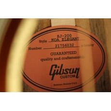 Gibson NEW Gibson SJ-200 Elegant Koa - Honey Burst (032)