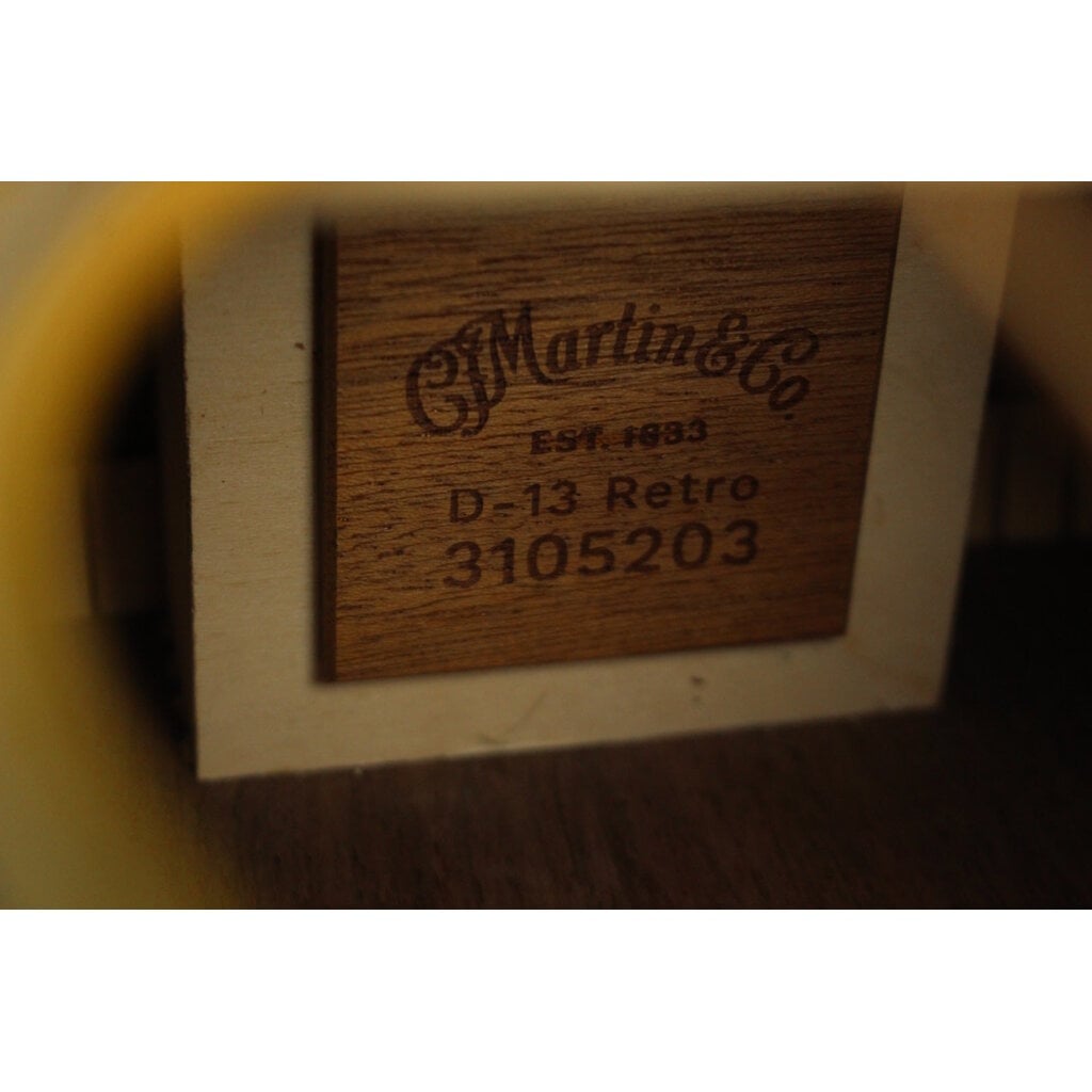 Martin NEW Martin Road Series D-13E Retro Walnut - Natural Aging Toner (203)