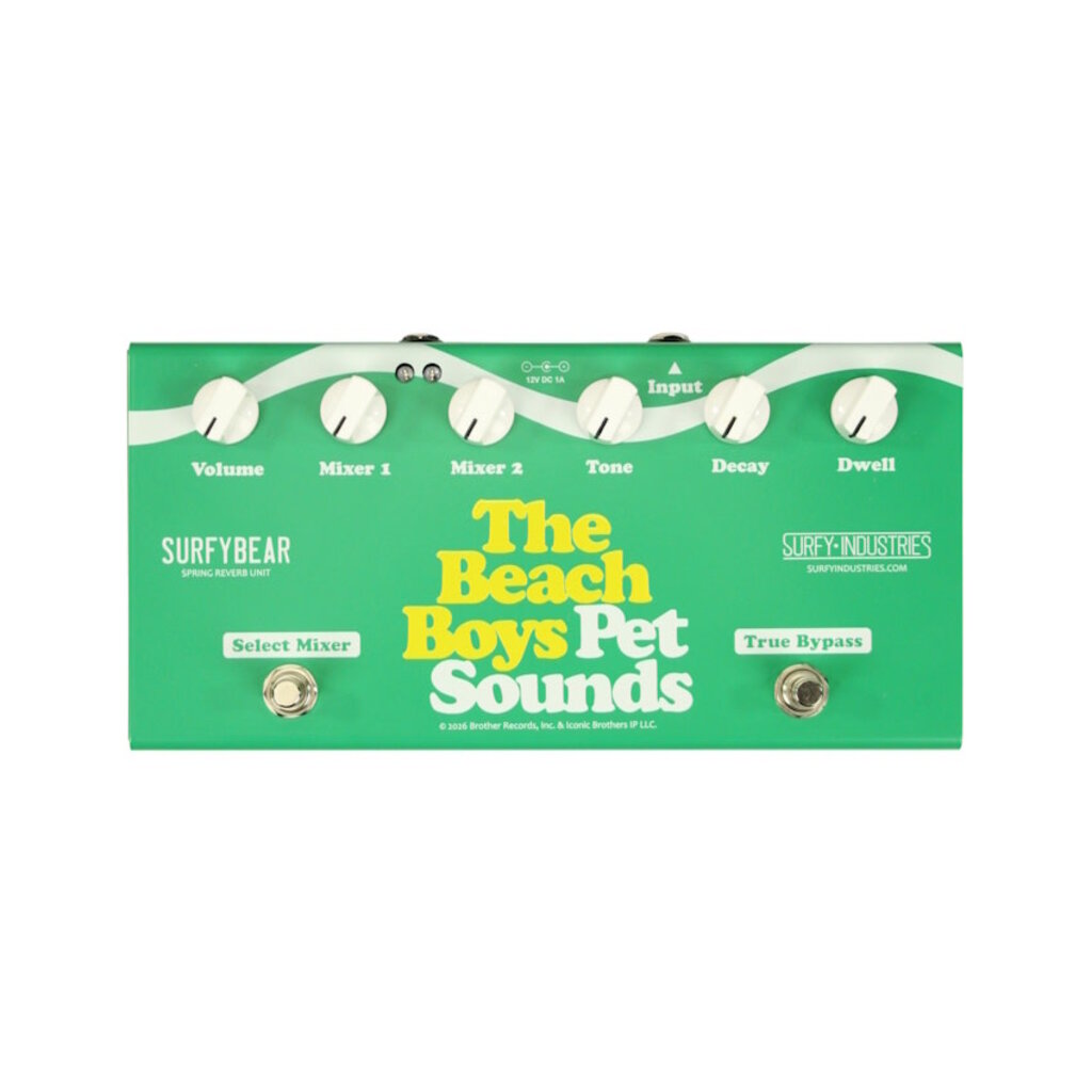 Surfy Industries NEW Surfy Industries SurfyBear Beach Boys Pet Sounds Reverb Unit