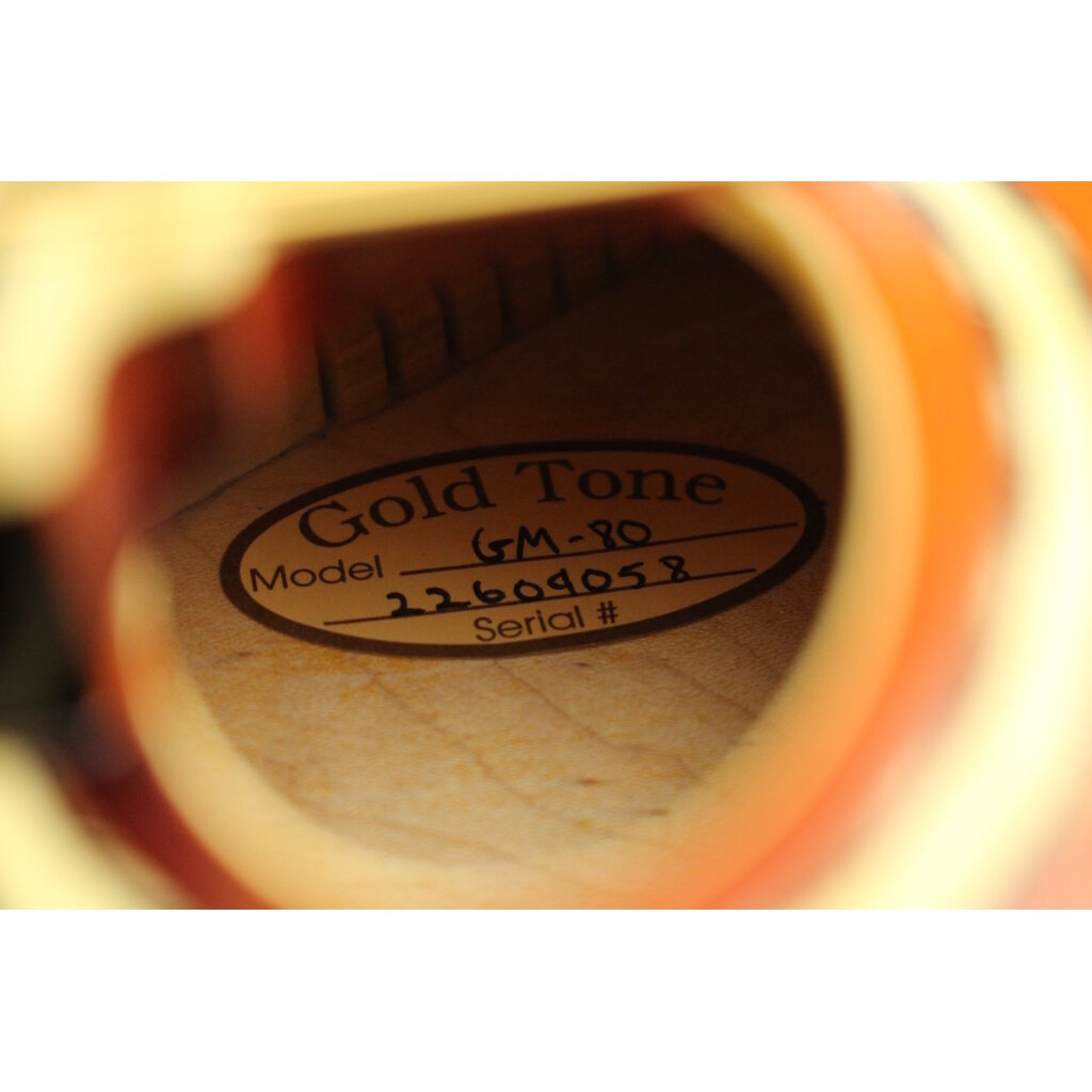 Gold Tone DEMO Gold Tone GM-80 - Cherry Burst Satin (058)