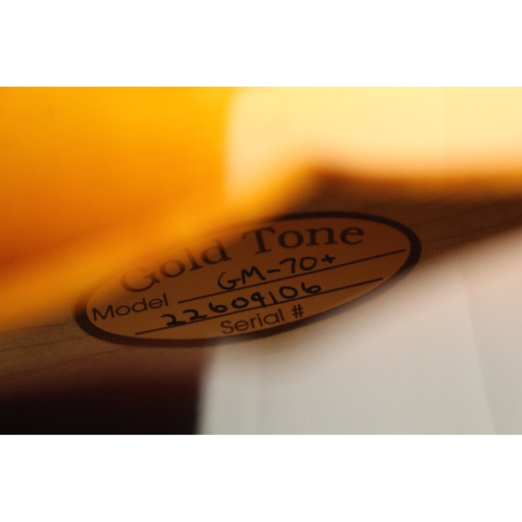 Gold Tone DEMO Gold Tone Mastertone GM-70+ - Tobacco Sunburst (106)