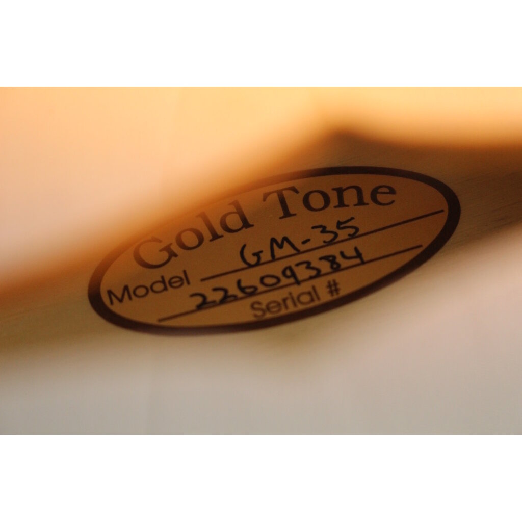 Gold Tone DEMO Gold Tone GM-35 - Tobacco Sunburst (384)