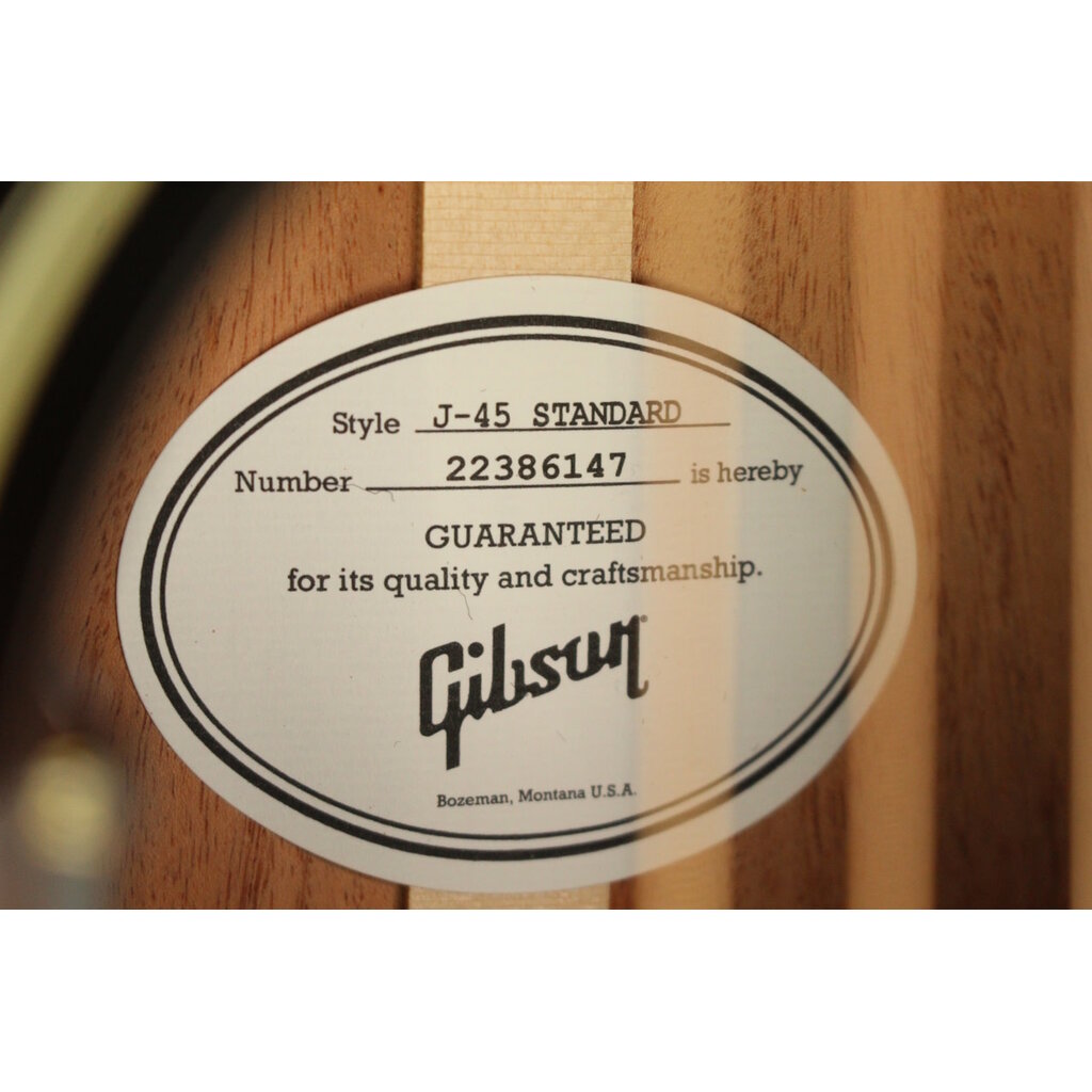 Gibson NEW Gibson J-45 Standard - Vintage Sunburst (147)