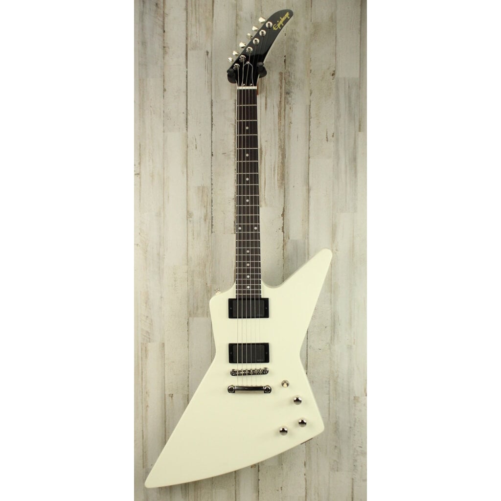 Epiphone DEMO Epiphone Explorer '80s EMG - Classic White (046)