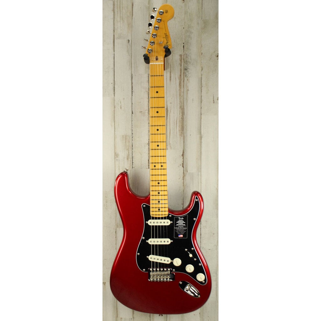 Fender DEMO Fender Limited Edition American Professional Classic Stratocaster w/ Fender Silent System - Candy Apple Red (203)