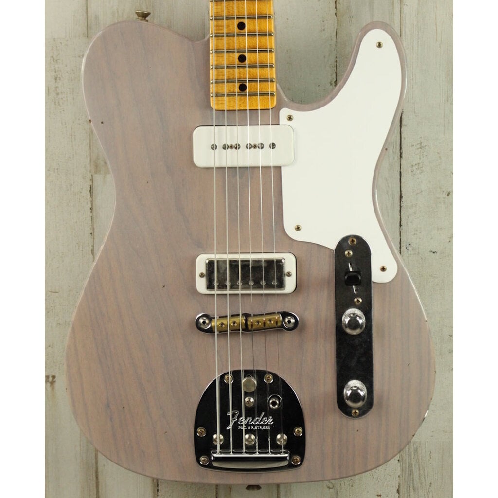 Fender DEMO Fender Limited Edition Ocelot Telecaster Journeyman Relic - Dirty White Blonde (341)