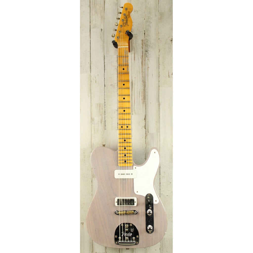 Fender DEMO Fender Limited Edition Ocelot Telecaster Journeyman Relic - Dirty White Blonde (341)