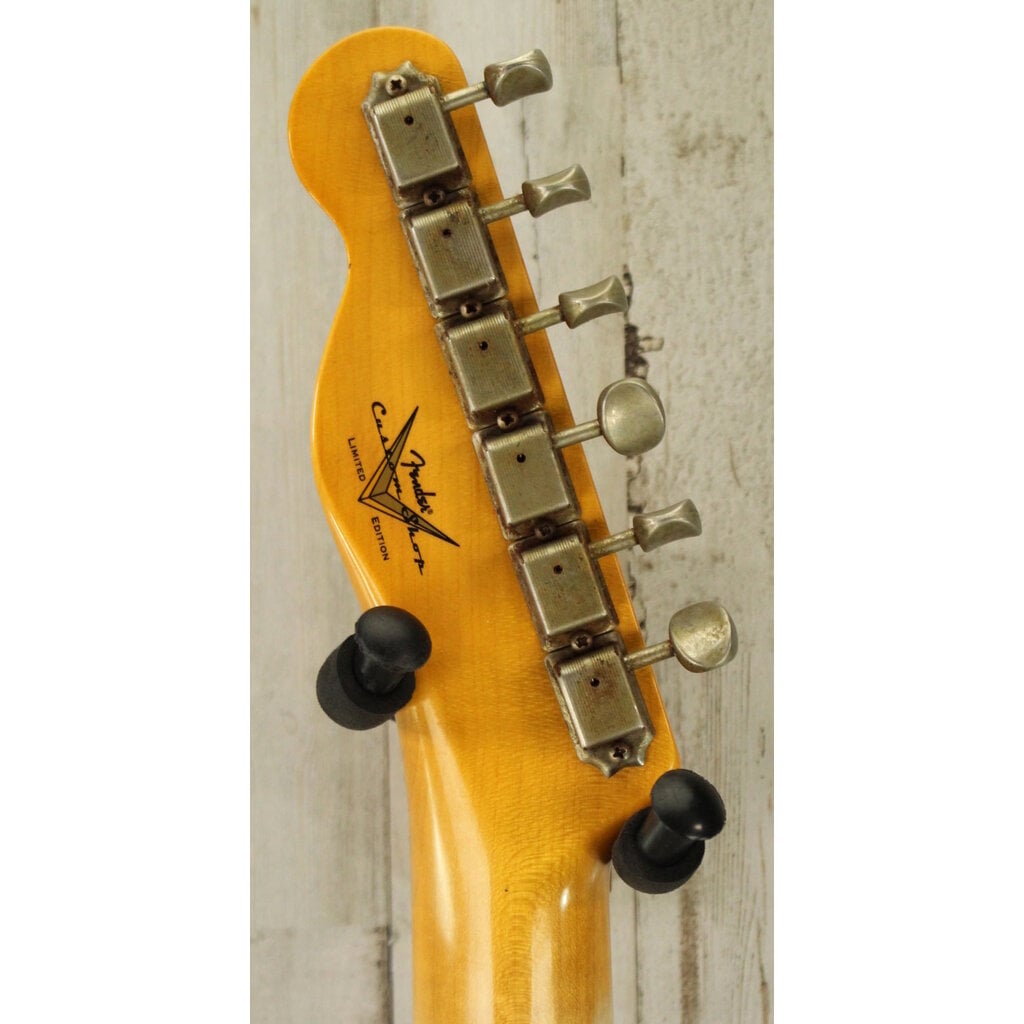 Fender DEMO Fender Limited Edition Ocelot Telecaster Journeyman Relic - Dirty White Blonde (341)