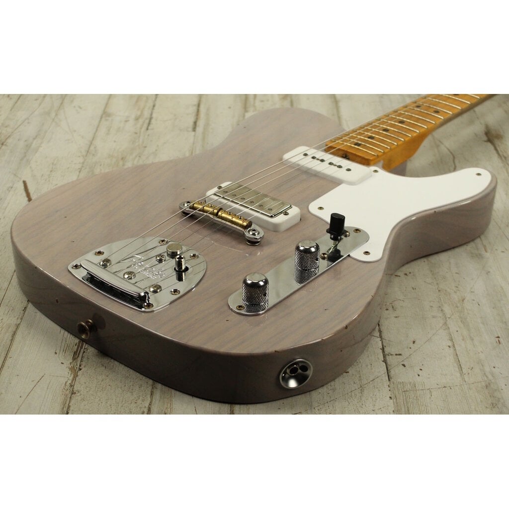 Fender DEMO Fender Limited Edition Ocelot Telecaster Journeyman Relic - Dirty White Blonde (341)
