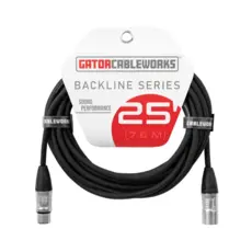 Gator NEW Gator Cableworks Backline Series Microphone Cable - 25'