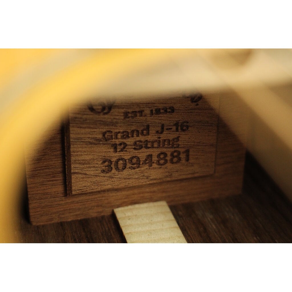 Martin NEW Martin Grand J-16E 12-String - Vintage Tint Natural (881)