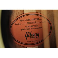 Gibson NEW Gibson Custom J-45 Custom - Ebony (018)